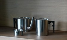 Arne Jacobsen Stelton Cylinda Line 100 year jubilee Limited Ed Tea Set 2002 RARE