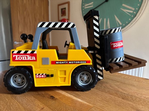 Vintage tonka forklift truck - vintage,
