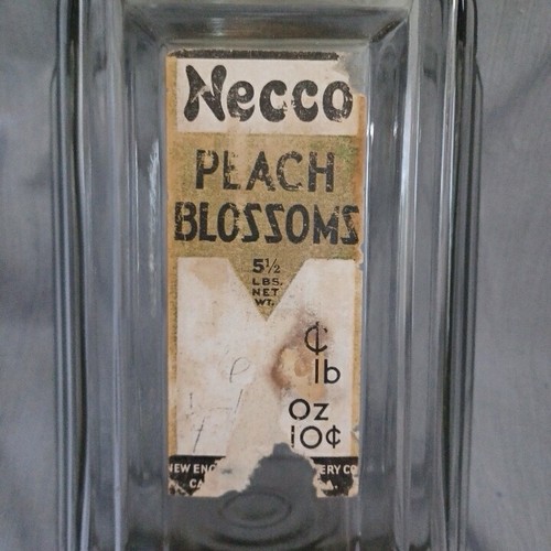 Vintage necco glass - glass, jar