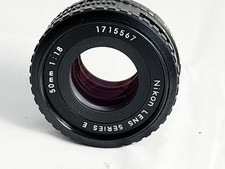 Nikon Series E 50mm F1.8 AI-S Pancake Lens - Clear Optics - Nikon L37 Filter