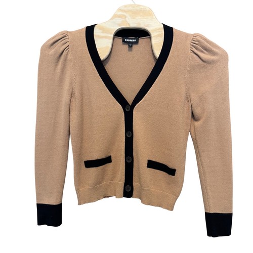Academia puff sleeve cardigan - puff,