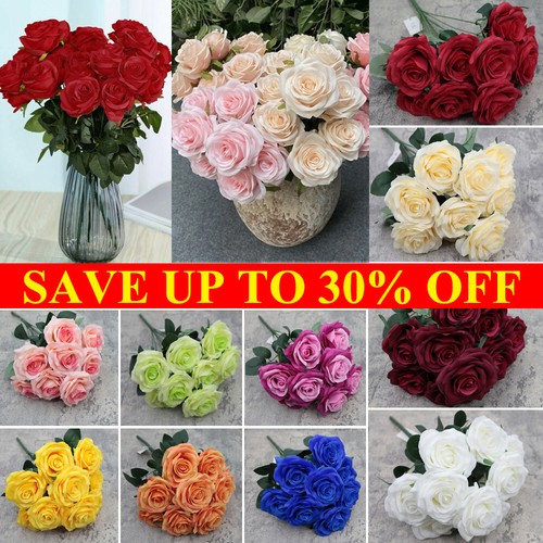 Heads silk rose artificial - 10,