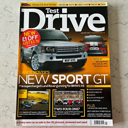 Test drive magazine january - test,