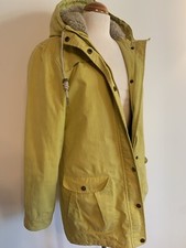 Seasalt Cornwall. “Rain”. “Tiller Coat”. Size 10. Yellow. Lined. VGC.