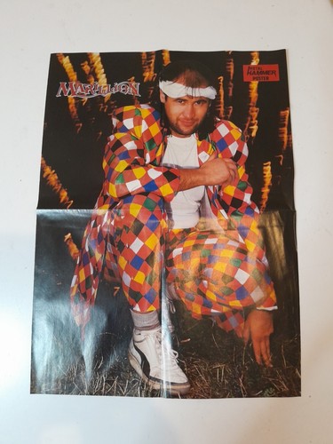 Marillion poster 1980 s - marillion, 1980's