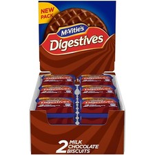 McVitie's Milk Chocolate Digestives To Go - 24x33.3g Pack (1 CASE)