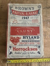 Brown nautical almanac 1947 - brown's,