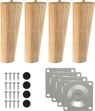 ROFMAPLE Wood Furniture Legs