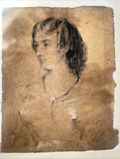 Stunning Portrait Original Old