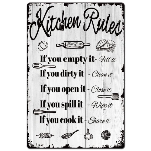 Superdant kitchen rules - kitchen, metal