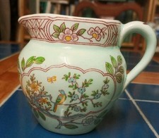 Vintage Adams Ironstone Calyx Ware Singapore Bird Milk Jug /Creamer VGC