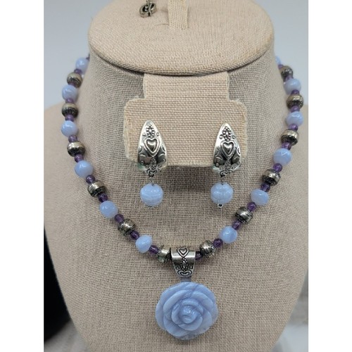 Necklace earring set carolyn - earring,