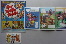 Hey Diddle Diddle comic #1 Mar 25 1972 + Free Gifts Stickers+Poster FN/VF, VF/NM