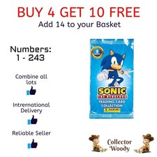 Sonic The Hedgehog Gotta Go Fast! Panini 2024 Trading Cards 1 - 243