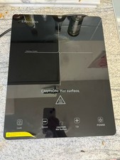 EMtronics 2000W Induction Cooker Hob Black Glass Top with Touch Sensor brand new