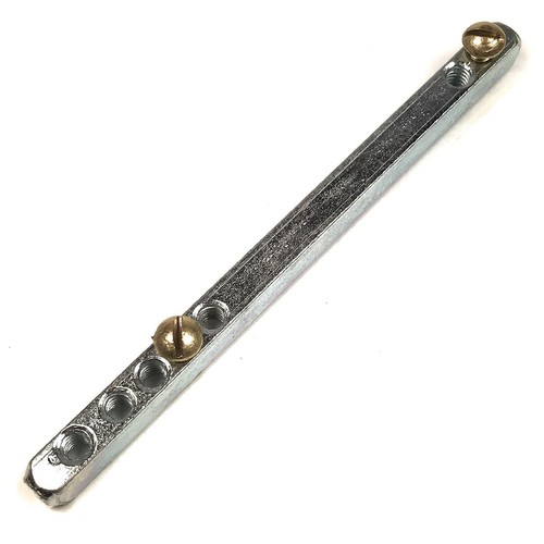 Drilled and tapped door handle - and,