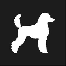 Standard Poodle Vinyl Decal