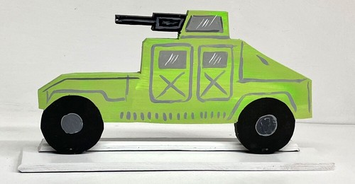 Army humvee cutout - army, humvee-