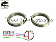 2x EXHAUST GASKET for SYM Jet