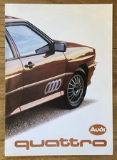 Audi Quattro Original Sales