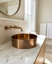 Brushed Copper Round
