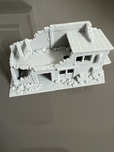Scale wrecked factory - n,