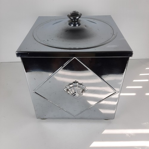 Antique art deco chrome - chrome, plated