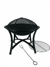 Cast Iron Fire Pit / BBQ Outdoor Garden Patio Heater Log Burner Camping 
