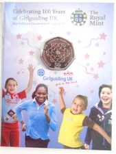 2010 Girl Guiding Uk 50p Royal