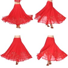 Women Flamenco Ballroom Skirt