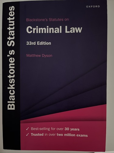 Blackstone statutes on - blackstone's,