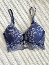 La Senza bra push-up adds 2 cups 32D blue