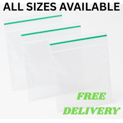 Clear poly use - plastic, bags