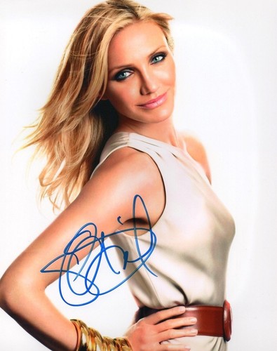 Cameron diaz autographed - cameron,