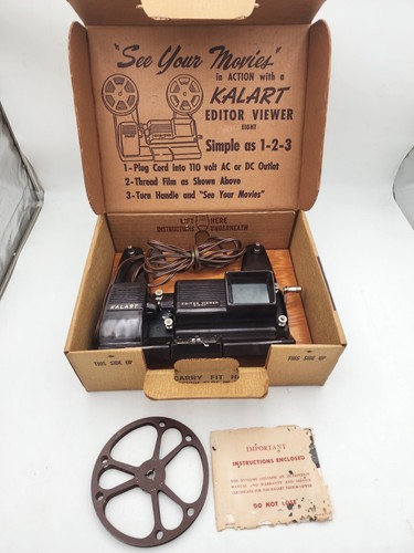Kalart editor viewer eight - editor, 8mm