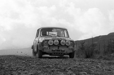 Mini clubman BRC Rally Car 1971 Racing Old Photo 3