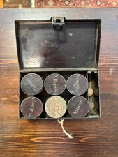Antique Toleware Spice Box -
