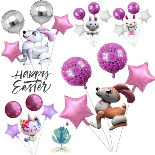 Easter foil balloons happy - easter,
