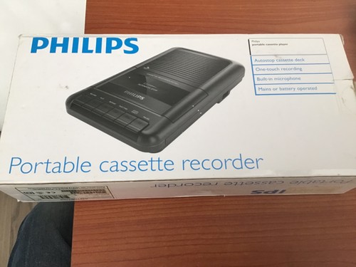 Philips portable cassette - philips,