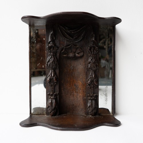 Antique early oak - oak, carved