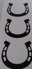  3 x horseshoe car bumper