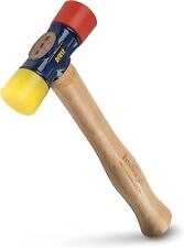 Estwing DFH12 Rubber Soft & Hard 20oz Double-Face Hickory Handle Hammer Mallet