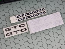 Mitsubishi GTO/3000GT TWIN TURBO Sticker Pack