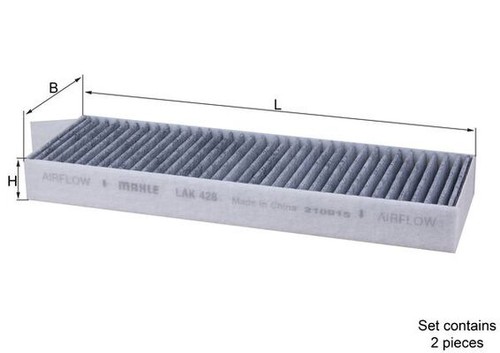 Mahle lak 428 filter cabin - mahle, 428/s