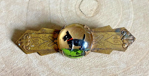 Art deco style vintage scottie - deco,