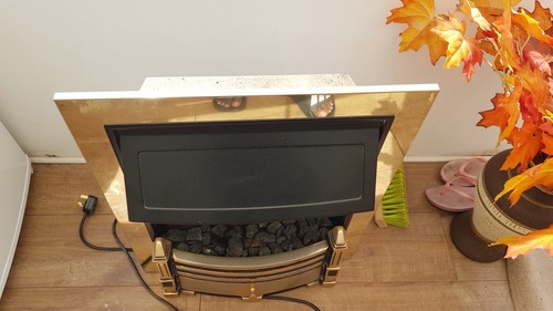 Wooden fireplace surround - wooden,