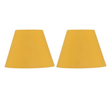 Set of 2 Modern Ochre Yellow