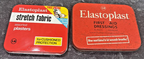 Vintage red elastoplast - red,