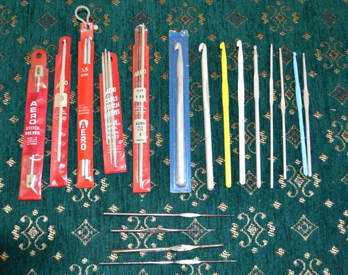 Crochet hooks and - hooks,