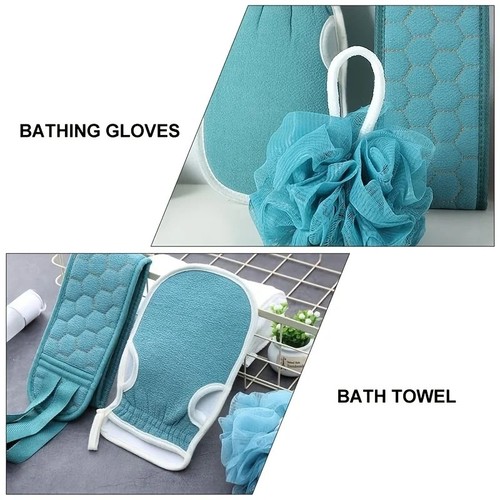 3pcs bath shower scrubber - shower, set